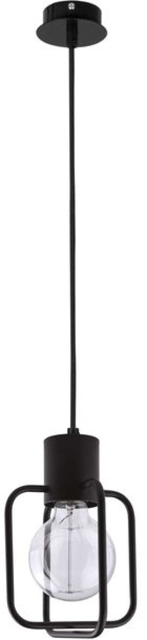 Lampa wisząca Aura kwadrat 1 czarna 31110 - Sigma