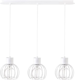Lampa wisząca Luto koło 3 biała mat 31167 - Sigma