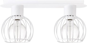 Lampa sufitowa Luto koło 2 biała mat 31169 - Sigma