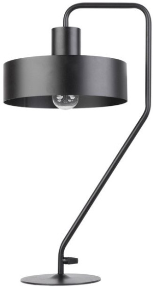 Lampka nowoczesna czarna Vasco metalowa 50118 - Sigma