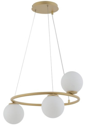 Gama koło lampa wisząca ring kule złota 33380 Sigma