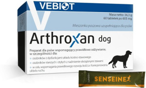 VEBIOT Arthroxan dog 60 tabletek+Vebiot Senseine 1 saszetka 9 g GRATIS