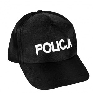 Czapka Czarna Policji Policja Policjant