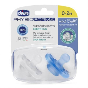 CHICCO 28426 smoczek uspokajający physioforma mini soft