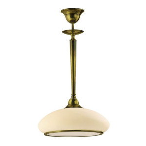 Antyczna lampa wisząca AGAT żyrandol nad stół do salonu patyna matowa