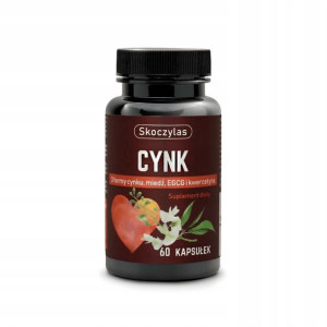 Skoczylas 3 formy Cynku Miedź EGCG Kwercetyna 60k