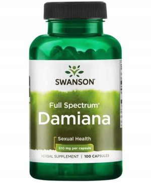 Swanson Full Spectrum Damiana 510 mg 100 kaps