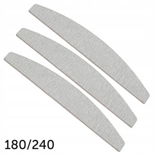 3szt PILNIK półksiężyc ZEBRA 180/240 łódka ZESTAW