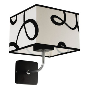 Kinkiet Gracja Klasyczny Abażur Lampa Ścienna do Salonu