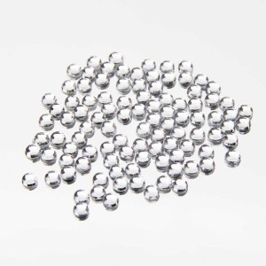 Ozdoba do paznokci cyrkonie imitacja szkła 3 mm 100 szt Nr 1