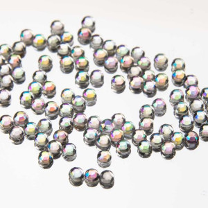 Ozdoba do paznokci cyrkonie imitacja szkła opalizujące 2 mm 100 szt Nr 1