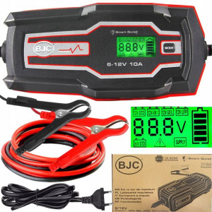 Prostownik Ładowarka Do Akumulatora 6v 12v 10a Lcd