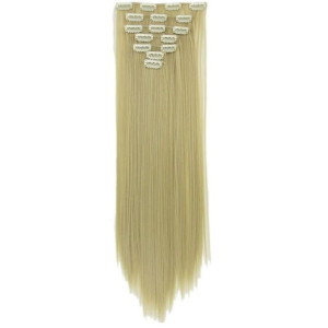 Doczepiane Włosy Clip In Blond Jak Naturalne 60cm