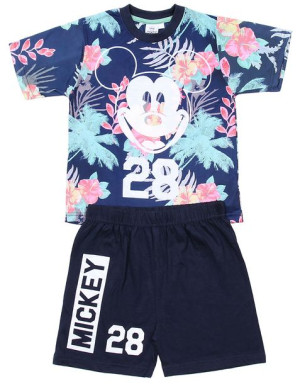 Czarno-niebieska piżama Myszka Mickey Disney