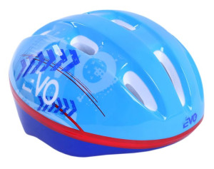 Niebieski kask rowerowy EVO