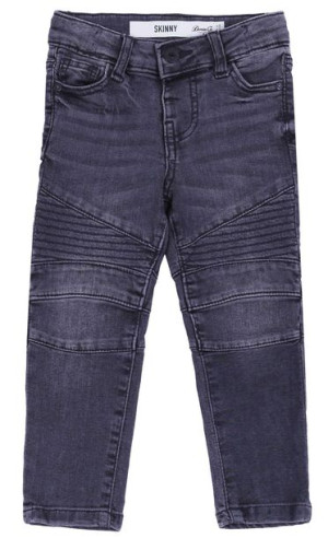 Szare jeansy z przeszyciami Denim Co