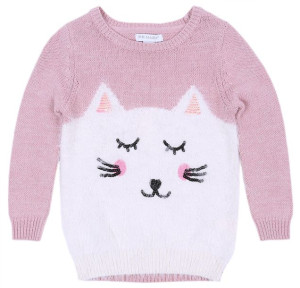 Różowy sweterek kotek PRIMARK
