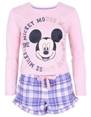 Różowo-fioletowa piżama Myszka Mickey DISNEY
