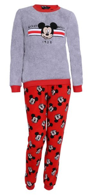 Szaro-czerwona piżama Myszka Mickey DISNEY