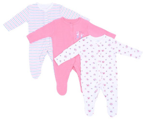 3 x Śpiochy paski, kwiatki PRIMARK