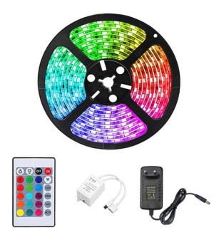 Wodoodporna taśma RGB 300 LED SMD 3528 5m z pilotem