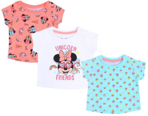 3 x Kolorowe bluzeczki Myszka Minnie DISNEY