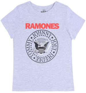 Szara koszulka, t-shirt Ramones