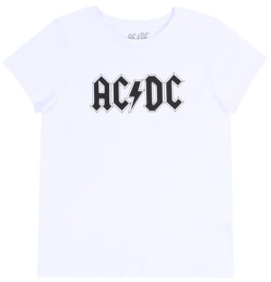 Biała koszulka, t-shirt AC DC