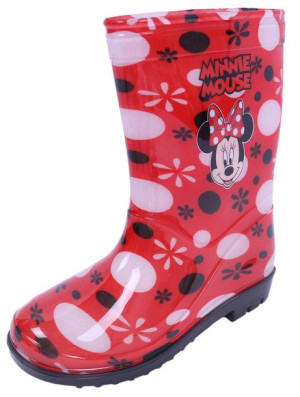 Czerwone kalosze Minnie Mouse DISNEY
