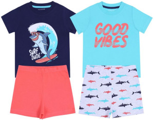 2x Piżama chłopięca w rekiny Primark