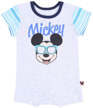 Szare body/rampers Myszka Mickey DISNEY