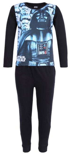 STAR WARS Piżama chłopięca czarno-niebieska