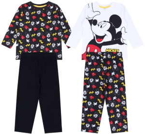 2x Czarno-biała piżama Mickey DISNEY