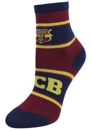 Granatowo-bordowe skarpetki  FC BARCELONA