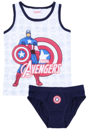 Biao-granatowa koszulka+majtki AVENGERS MARVEL