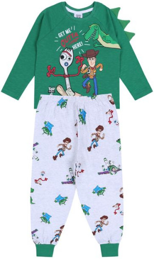 Szaro-zielona piżama chłopięca Toy Story Disney