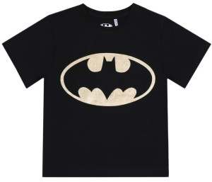 Czarna, chopięca koszulka/t-shirt ze złotym logo BATMAN DC COMICS