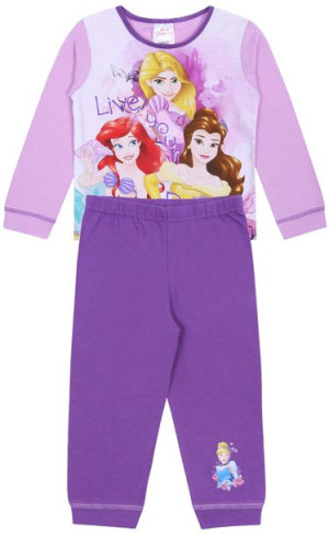 Fioletowa, dziewczęca piżama Księżniczki Disney