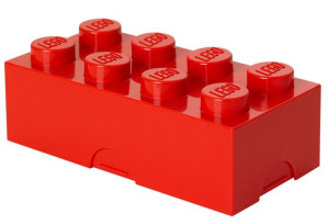 Czerwony lunchbox klocek LEGO