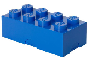 Niebieski lunchbox klocek LEGO