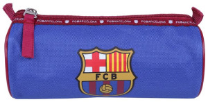 Niebieski piórnik tuba FC Barcelona