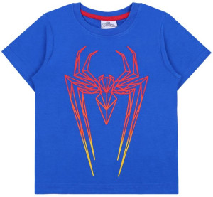 Niebieska koszulka chłopięca z motywem pająka SPIDERMAN