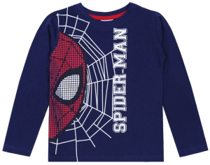 Granatowa, chłopięca bluzka z motywem Spider-Man