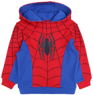 Czerwono-niebieska bluza z kapturem Spider-man MARVEL