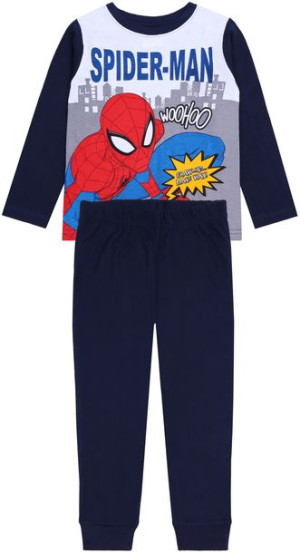 Granatowa, chłopięca piżama Spiderman MARVEL