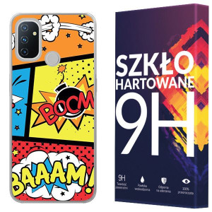 Etui Do Oneplus Nord N100 Nadruk Artcase + Szkło