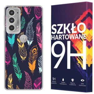 Etui Do Motorola Edge 20 5g Nadruk Artcase + Szkło