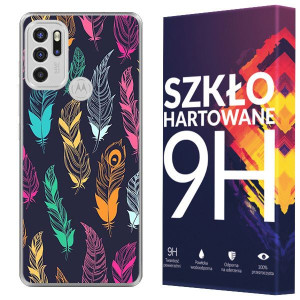 Etui Do Motorola Moto G60s Nadruk Artcase + Szkło