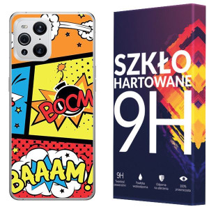 Etui Do Oppo Find X3 Pro Nadruk Artcase + Szkło 9h
