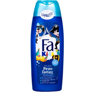 FA Kids Shower Gel & Shampoożel do mycia i szampon dla chłopców 250ml pirat